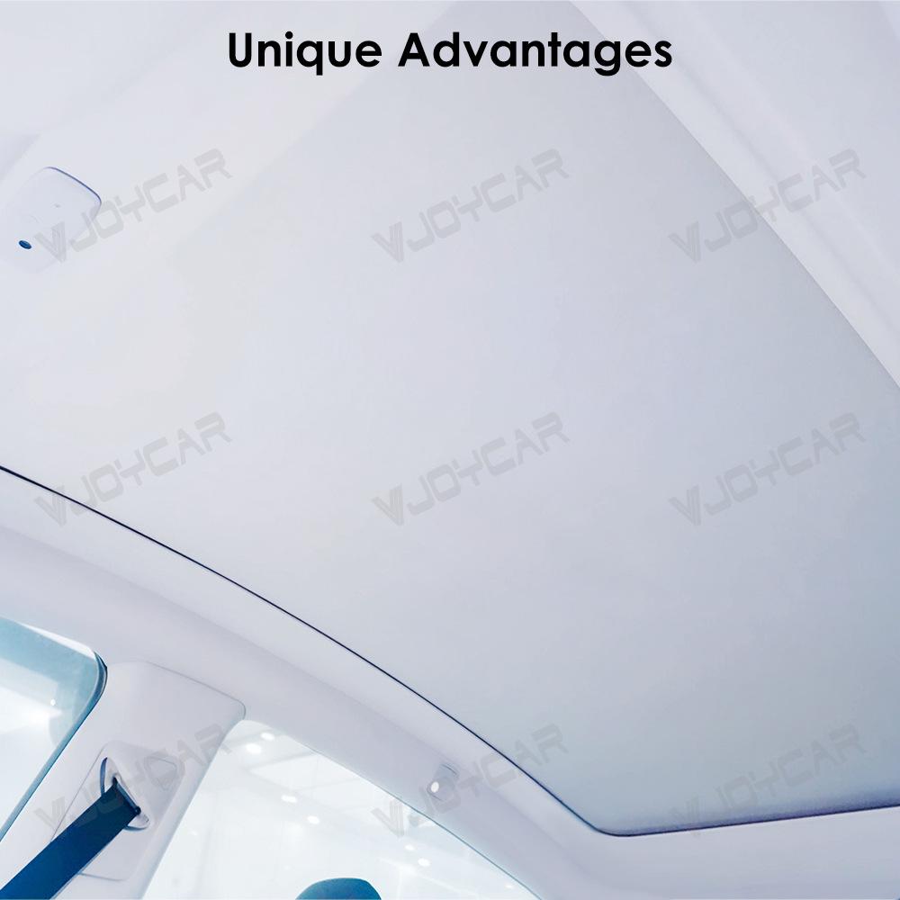 Tesla Model Y Sunshade with Gesture and Voice Recognition for Enhanced Sun Protection