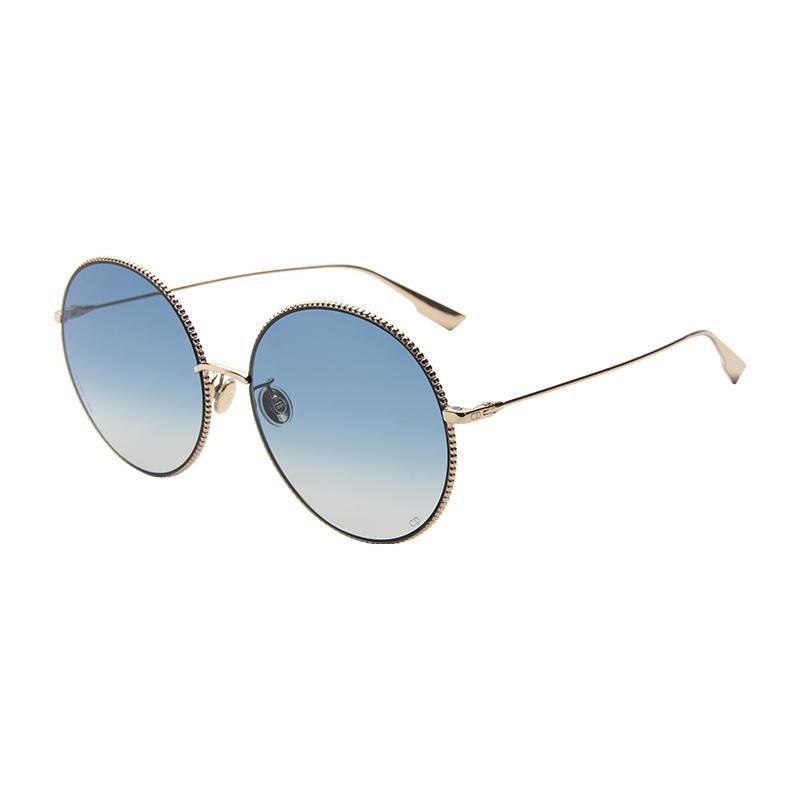 

Dior Womens UV Protection Round Frame Retro Gradient Sunglasses Women sunglasses Gold DIORSOCIETY2F-J5G84 Gold,60mm