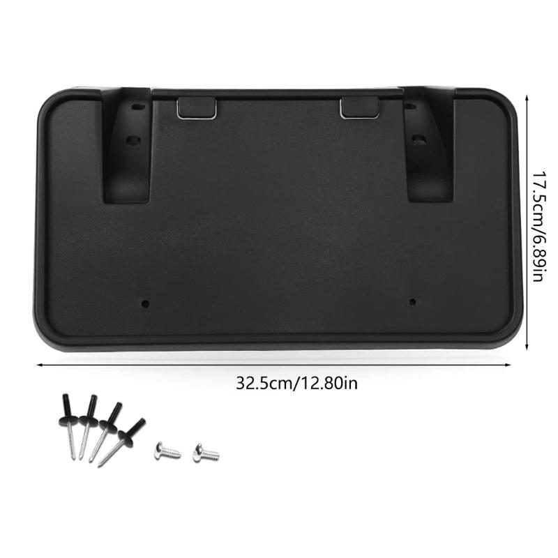 Upgraded License Bracket F81Z17A385AA Replacement License Plate Frame Trim Vehicle Spare for F250 F330 F450 F550 99-04