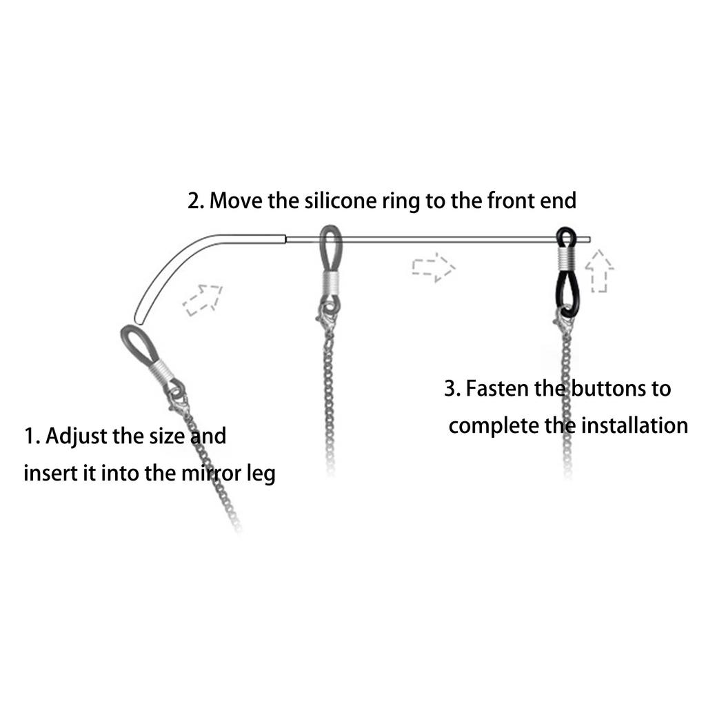 Comfortable Adjustable Eyewear Retainer Anti Slip Sunglasses Cord For Active Lifestyles Unisex Polyester Strap