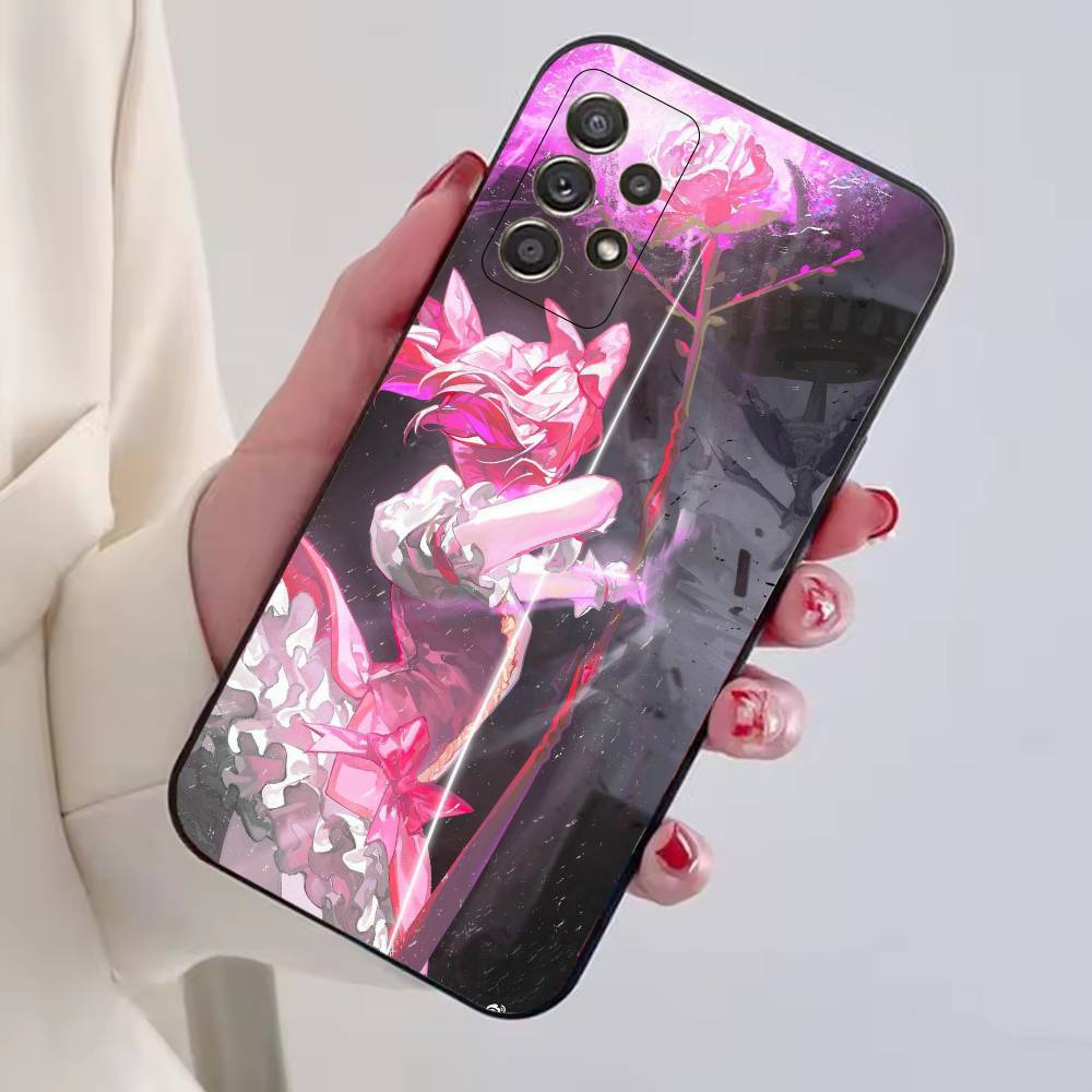 Anime Kaname Madoka Akemi Homura Phone Case Black Silicone Soft For Samsung S25,S24,S21,S22,S23,S30,Ultra,S20,Plus,Fe,Lite