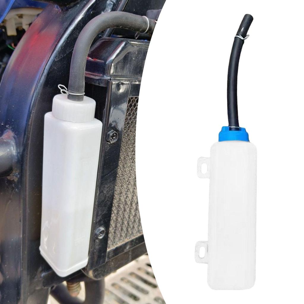 Motorcycle Engine Water Tank with Hose High Strength Leakproof Easy to Install Replace Wear