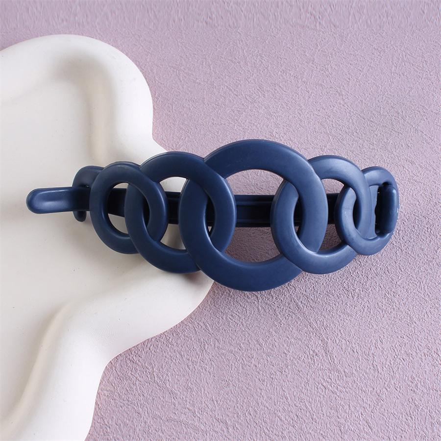 New Fashion Hair Clip for Women's Back Head Banana Clip Vertical Clip High-end Twisted Clamp Headdress Temperament Ponytail Clip