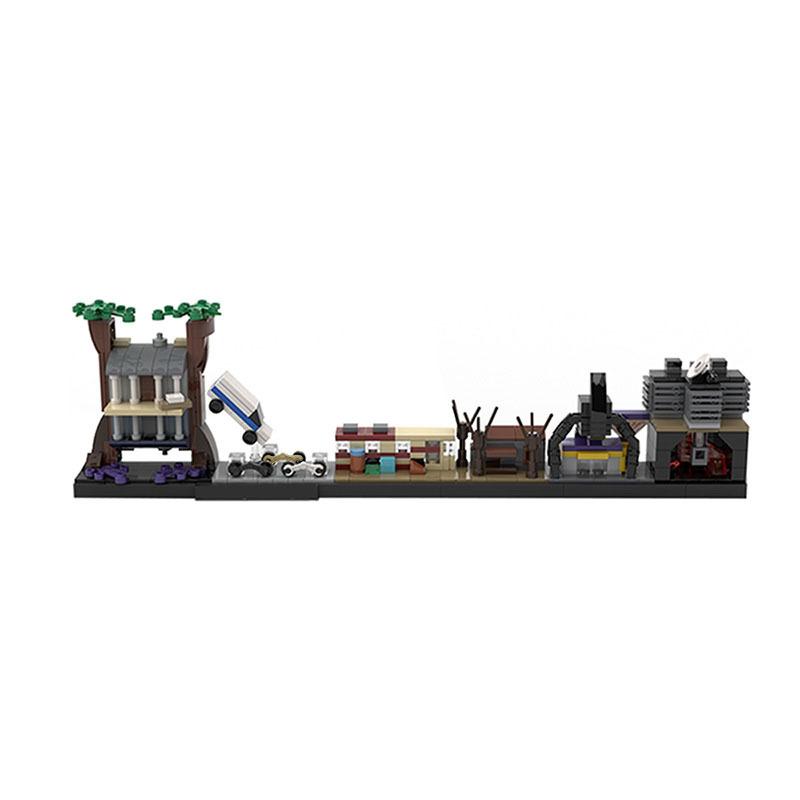Hot Demodog Orchid Monster Building Blocks Kit For Strangered Things Vecna Clock Figures Eleven Van Bricks Model Toys Kid Gift