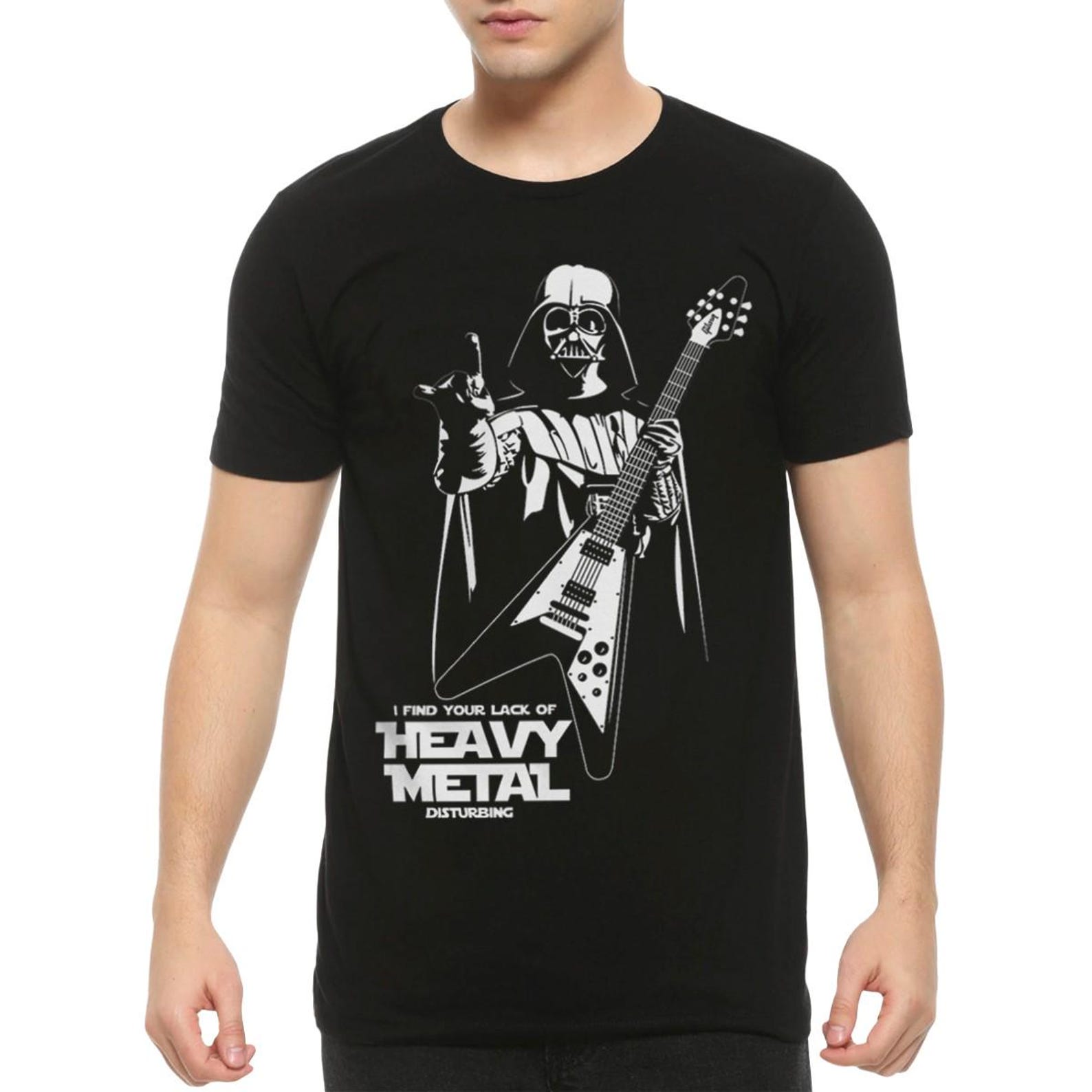 Darth Vader Heavy Metal T-Shirt, Men s and Women s Sizes Tee (SPT-435201) XL