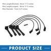 Auto Car Engine Spark Plug Cable 671-4179 Ignition Wire for Honda Civic 1999-2000 Set of 4
