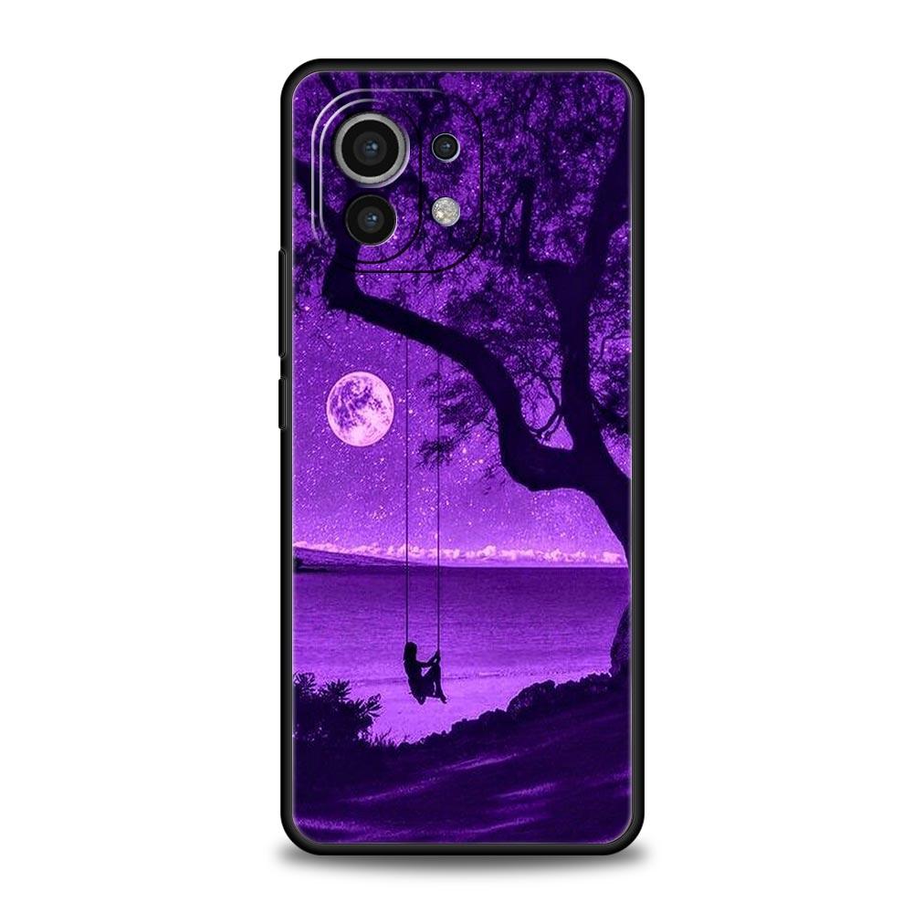 Infinity On Purple Phone Case For Xiaomi 13 12 11 Lite 12T 11T 10T 9T Mi Poco X5 M4 M3 X4 X3 Pro F5 F4 F3 GT 5G Black Cover