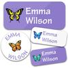 Trees 140Pcs Custom Waterproof Name Tags Stickers Cartoon Style Nakrjki Na Ubrania Imieautocollants Personnalisés Prenom