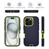 Shockproof Defender Phone Case for Iphone 16 11 12 13 14 15 Pro Max XSMAX 7 8 SE2 16E Hard Back Cover with Clip