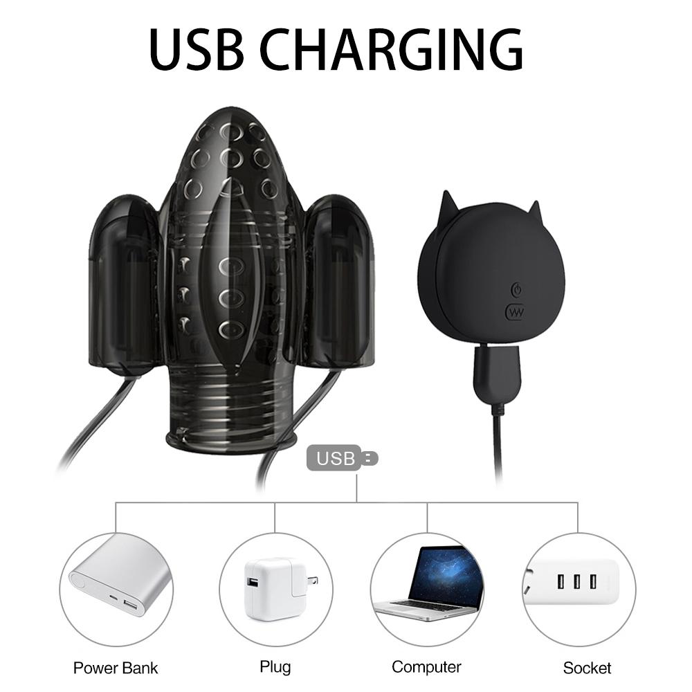 3 Models Male Stimulation Glans Trainer Massage Cup Penis Stimulator Masturbation Delay Training Electric Shock Medical-devices