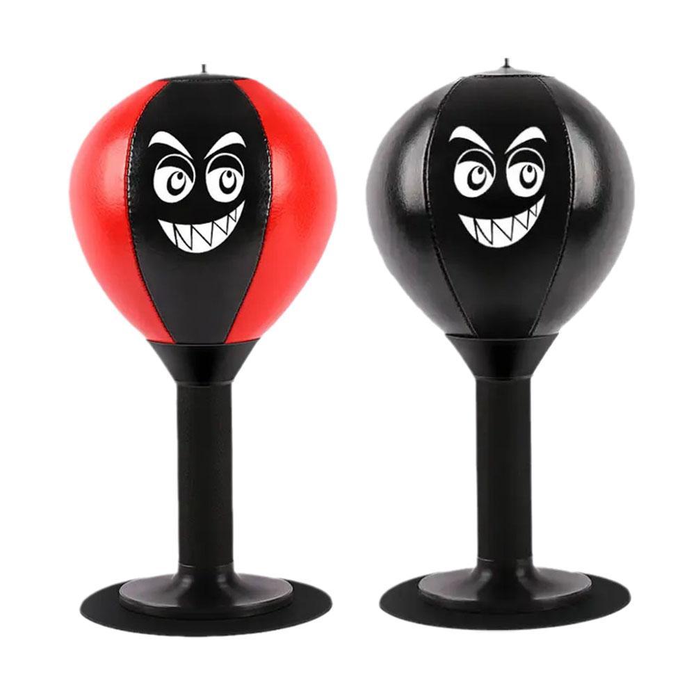 Kids Table Boxing Speed Ball Stress Relief Punching Bag Toy With Suction Cup Interactive Puzzle Toys For Adults And Children