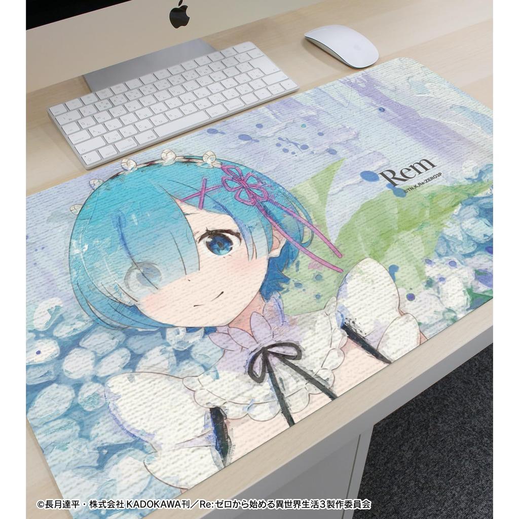 Starting Life in Another World Rem Grunge CANVAS Desk Mat ReZERO Multi-Function