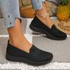 2025 old Beijing autumn and winter new women's sports shoes flying woven shoes breathable casual shoes flat shoes women