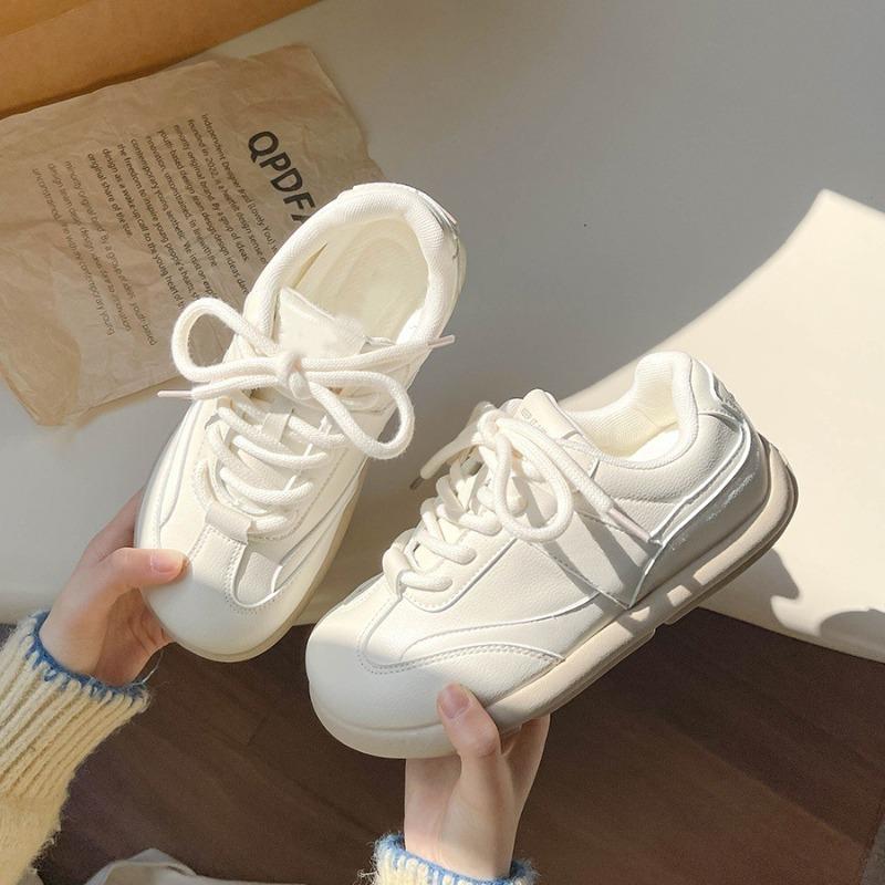 Women's New Autumn High-value Versatile Platform White Shoes Fashionable Versatile Casual Women's Shoes