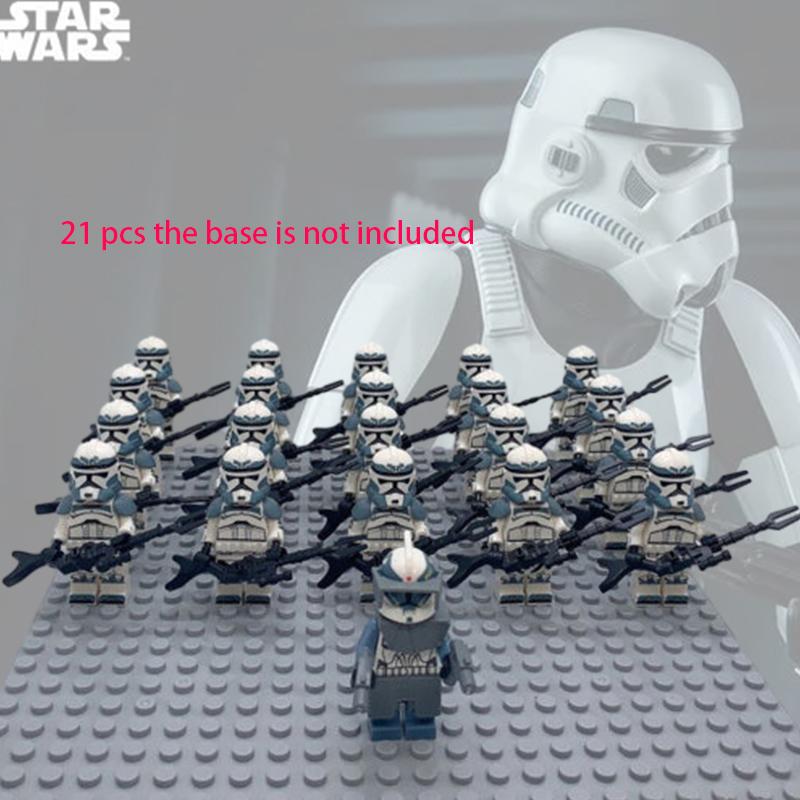 Pcs Star 21 War Building Blocks Clone Troopers Roman Soldier Commander Figure