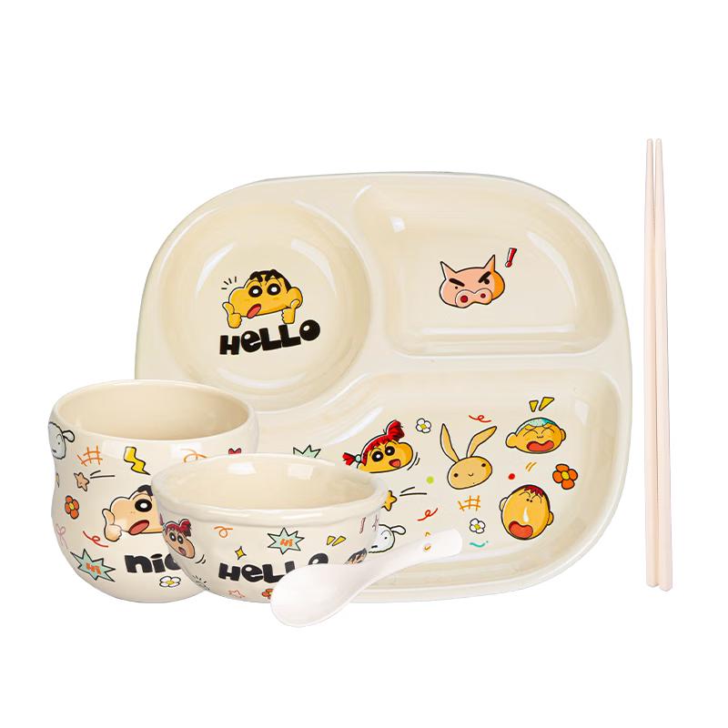 Crayon Shin-chan Divided Breakfast Set