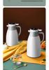 2026 Glass-Lined Thermos Flask: Large Capacity Insulated Water Bottle for Home and Student Use, Ideal for Hot Water and Tea Brewing.