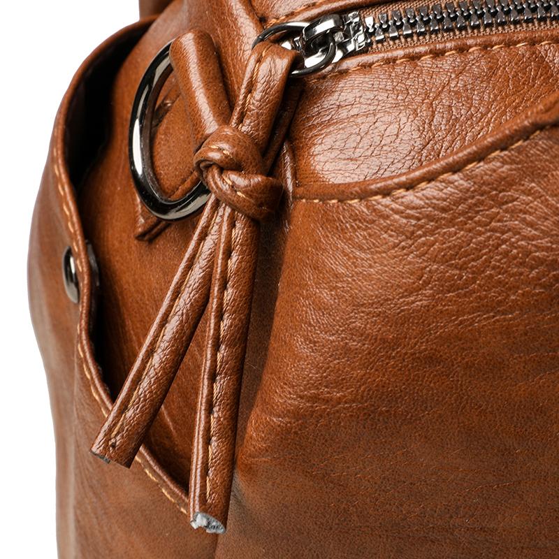 Tragetasche Damen Große Kapazität Umhängetasche Weiches Leder Schultertasche Unterarmtasche