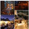 G50 Outdoor Lichterkette Dimmbar Vintage Bernstein Glas LED Birne Garten Fee Terrasse Hochzeit Ramadan Party LED Lichter Dekoration