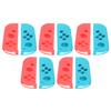 5 Sets Silicone Gamepad Cover Strong Protection Game Machine Accessory for NS SwitchRed Blue