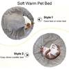 Pat rotund pentru animale de companie pentru câine, pisică, cățeluș, covoraș cald, pături de iarnă, anti-stres, ortopedic, pufos, pat pentru câini, accesorii pentru canisa pentru animale de companie