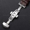 12/14/16/18/19/20/22mm Crocodile Pattern Design Leather Watchbands Butterfly Buckle Men Women Business Watch Band Watch Straps
