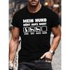 European Sizes Fun German Men's Short Sleeve T-shirt Summer T-shirt Top