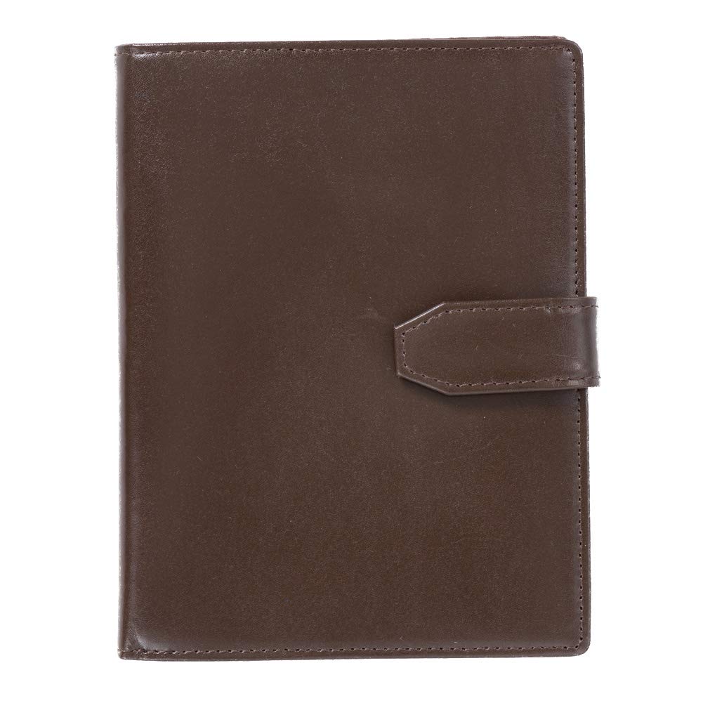 Snovist Leather Medical Card Medical Visit Wallet Made in Japan Men's Holder, Easy-to-See BIZ, (Brown)