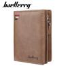 New Wallet Men Short Style European American Retro Multi Card Buckle Zipper Ticket Holder