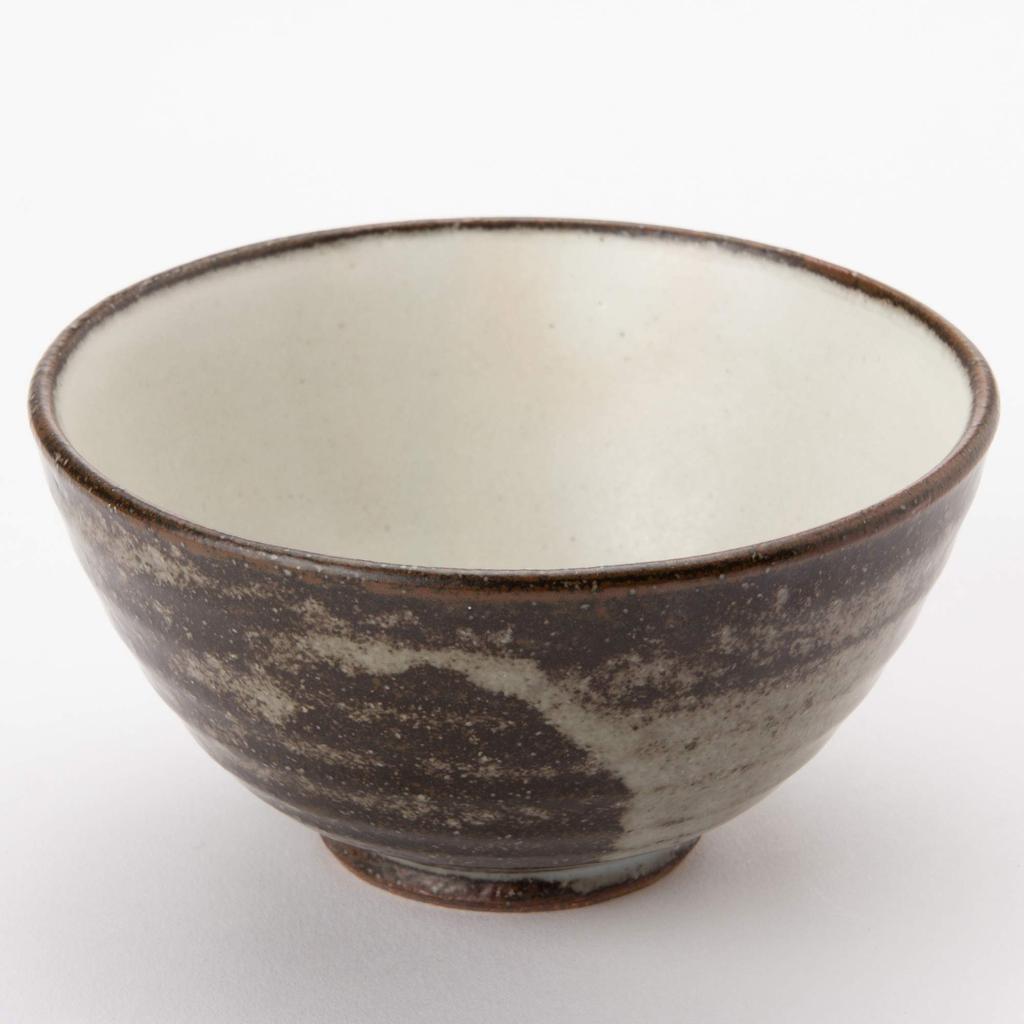 Mino Ware Colored Rice Bowl Ash Glaze K60301