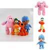 Premium Quality Set Of 4 Pocoyo Elly Pato Loula Soft Plush Stuffed Doll Toys For Children