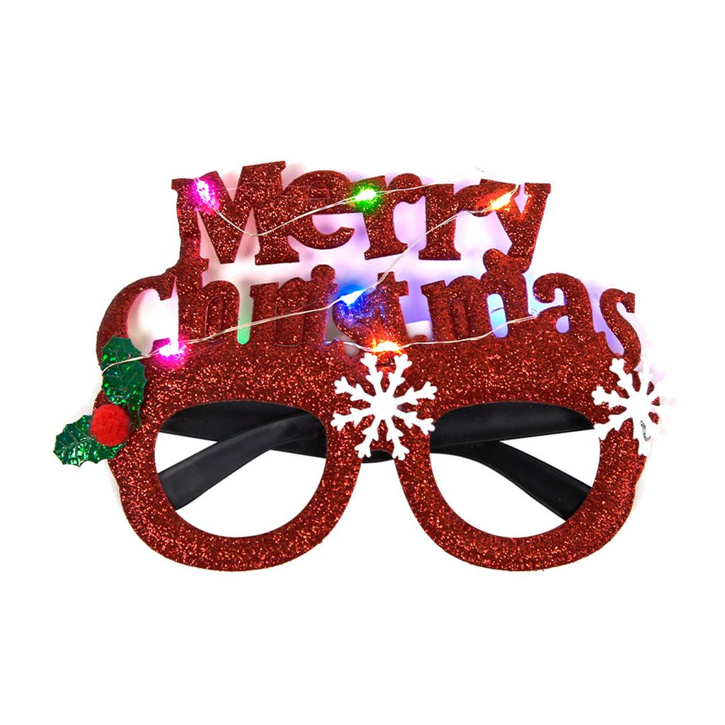 2024 Christmas Eve Glasses Celebration Party Eyewear Frame Newyear Party Supply