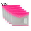 Card Organizer Pouch 11 Hole Expanding File Pockets, Reusable PP Document Sleeves, Transparent Student Project Waterproof Bag for Home Office