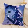 Scaramouche Genshin Impact Cushion Cover Silky Short Plush Invisible Zipper Dustproof Sofa Pillow Case For Home Decor