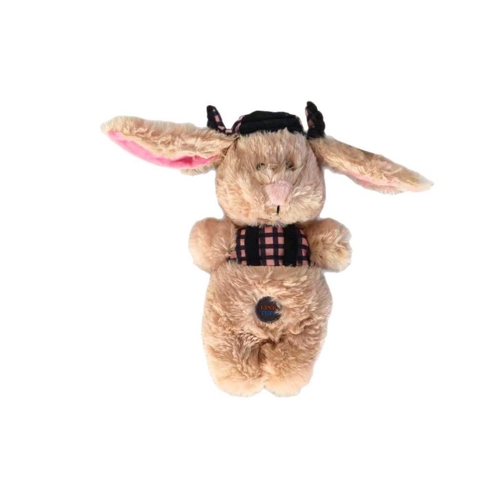 Animal Series Squeaky Teething Toy for Medium-Large Dogs - Teddy & Golden Retriever Design