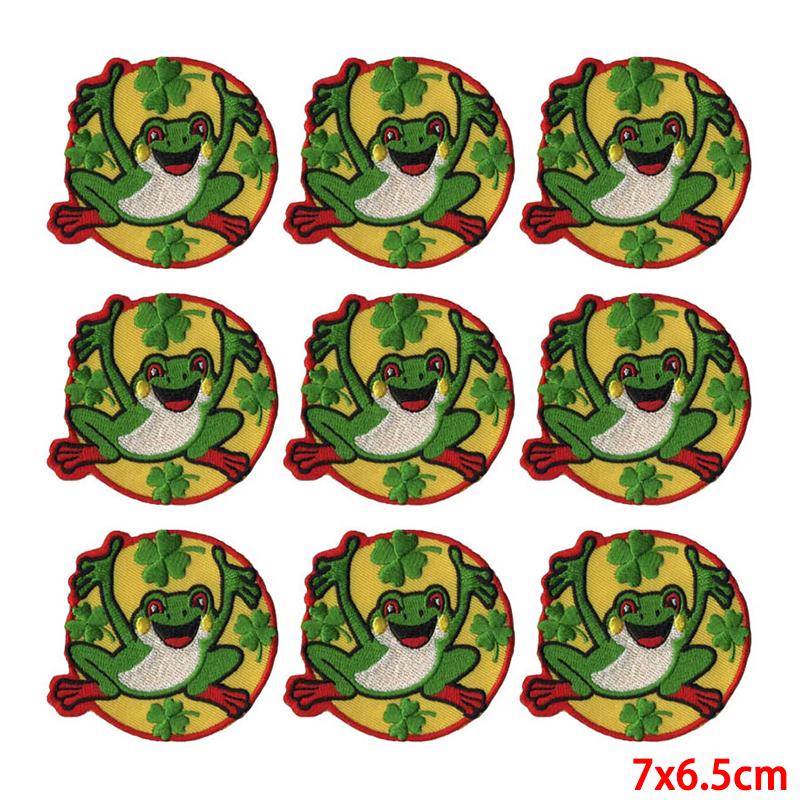 10 pezzi/lotto toppa da ricamo all'ingrosso termoadesiva sulle toppe per abbigliamento toppe su vestiti giacche decorazioni applique forniture per cucire