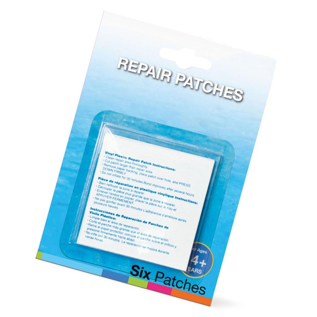 6 Pcs Inflatable Repair Patch Waterproof Flexible Self Adhesive Pool Patch for Inflatable Beds Sofas Boats