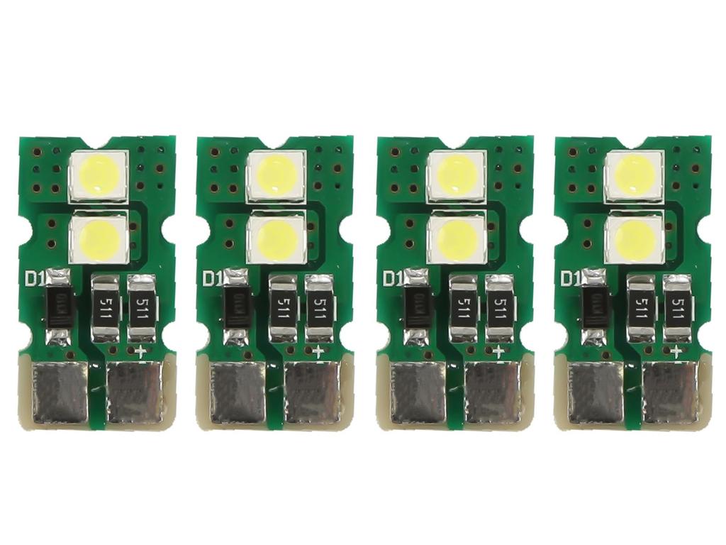 Toyota Genuine LED Car Replacement Lamp Room Lamp Vanity Lamp Luggage Lamp Courtesy Lamp 7000K White 4 Pack
