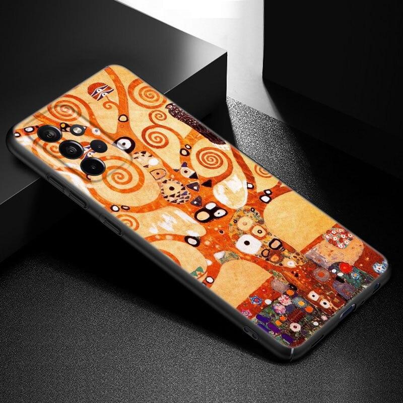 

Gustav Klimt Kiss Art Phone Case для Samsung Galaxy A21 A30 A50 A52 S A13 A22 A32 A33 A53 A73 5G A11 A12 A31 A51 A70 A71 A72 Samsung A73 5G