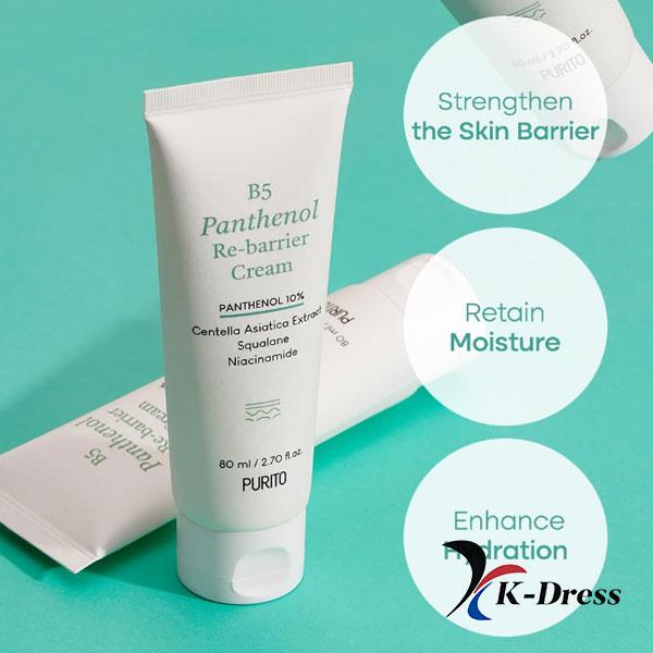 Purito B5 BAMBOO Panthenol Re-barrier Cream 100ml