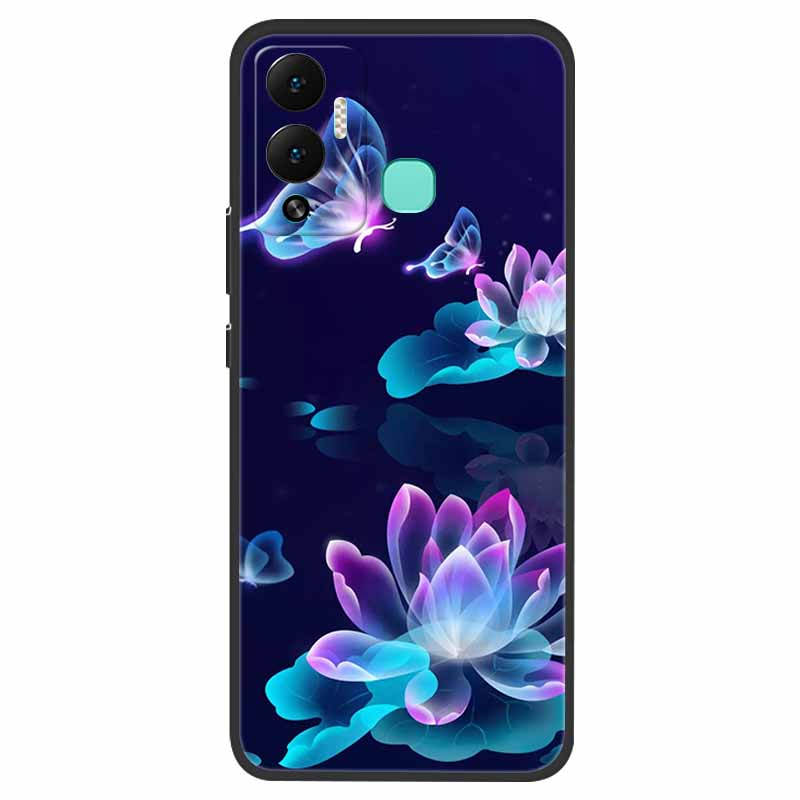 For Infinix Hot 12 Play NFC Case X6816D Shockproof Silicone Soft TPU Phone Cover for Infinix hot12 play NFC Case Bumper Funda