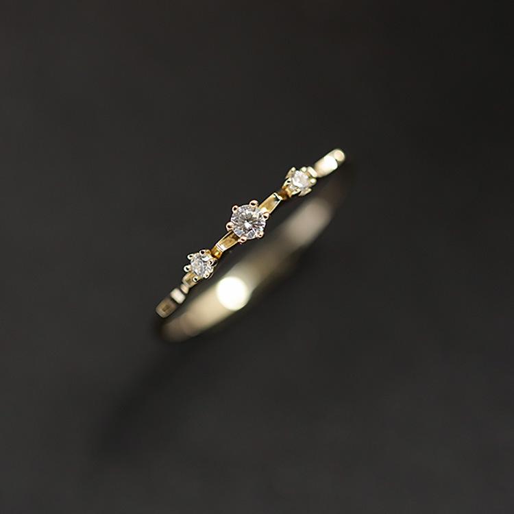 Bague Ouverte Coréenne Élégante en Argent 925 Blanc - Bague de Phalange Rose Empilable de Luxe Léger pour Femme