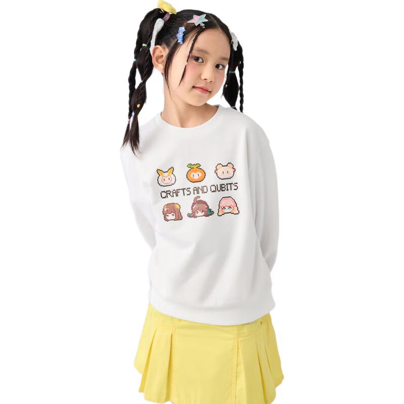 Balabala Girls Cartoon Print Sweatshirt 90
