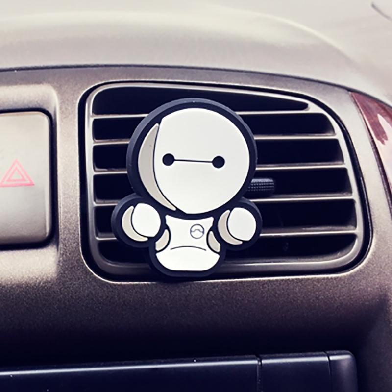 Roztomilý kreslený osvěžovač vzduchu do větrací mřížky s prémiovou vůní pro interiér vozu