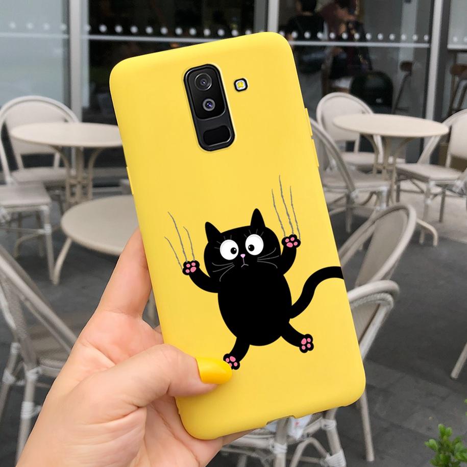 

For Samsung A6 Plus 2018 Case Original Butterfly Silicone Funda Soft Protective Cover For Samsung Galaxy A6 2018 A6+ A6Plus Capa Samsung A6 2018