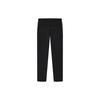 Fila Heritage Series Solid Color Mid Waist Straight Leg Casual Pants Men Bottoms Black F11M348604F-BK