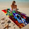 Beweis Strandtuch mit einem Astro Bot Muster - weich, saugfähig, schnelltrocknend, maschinenwaschbar - perfekt zum Schwimmen, Camping, Baden