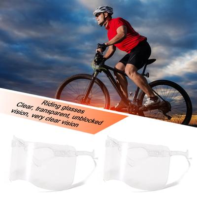 Outdoor-Fahrradbrille, klare Antibeschlaglinse, winddicht, sanddicht, leicht, für Männer und Frauen, Laufen, Motorradfahren, Sportbrille
