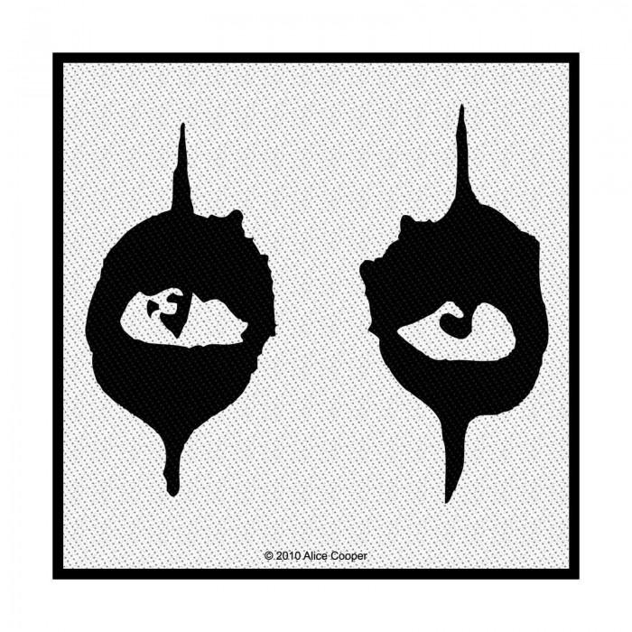 Pertemba Fr - Arts & Hobbies Black/White/Multicolour Alice Cooper The Eyes Standard Patch