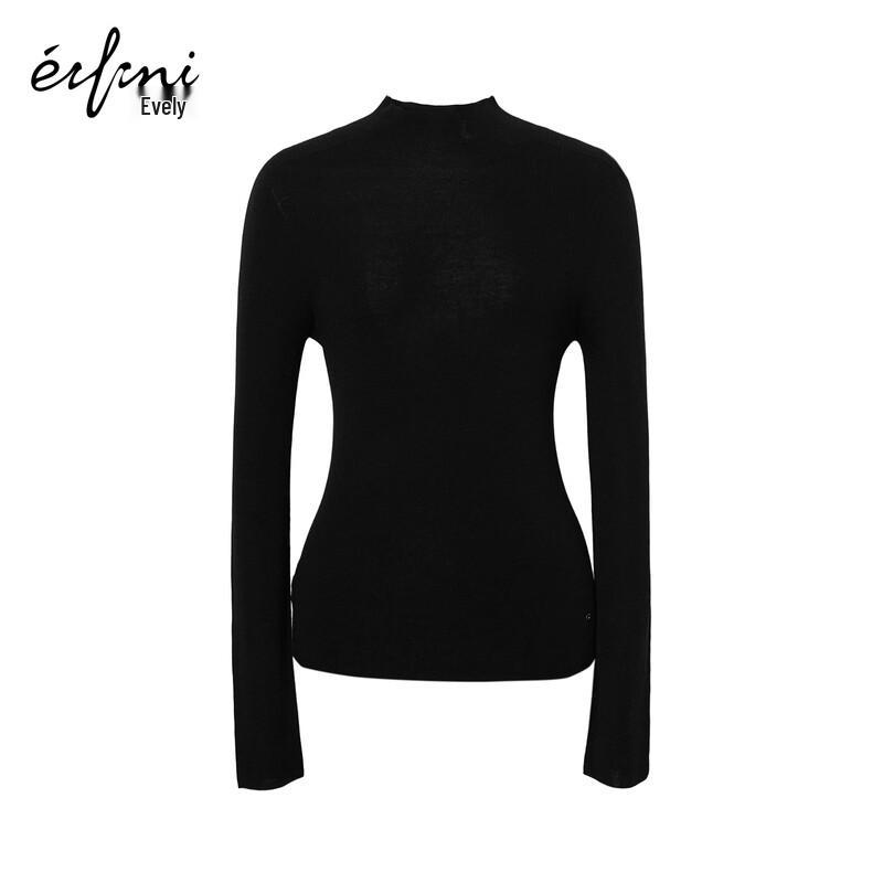 

Женский шерстяной свитер Eifini облегающего кроя с длинным рукавом L